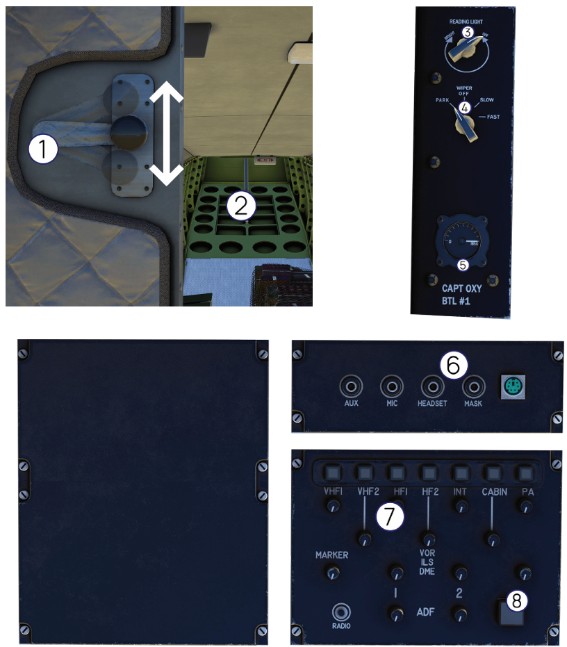 C212-200 Cockpit overview
