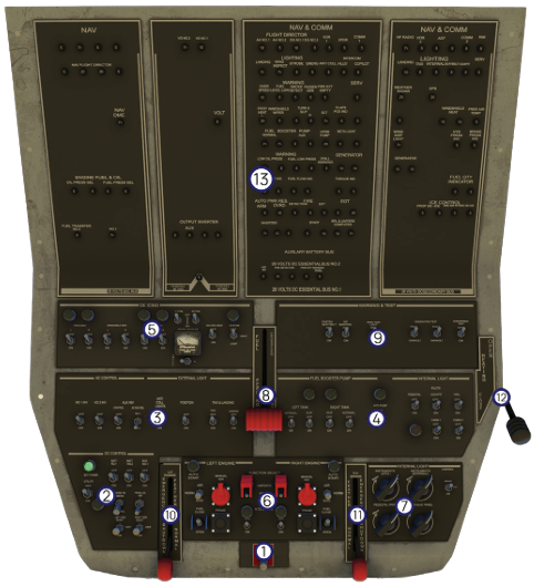 C212-200 Cockpit overview