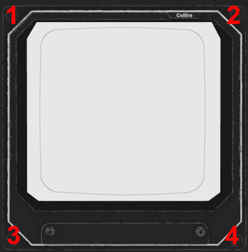 Click spots on the lower EFD-84 display