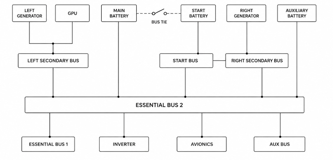 C212-200 electrical system diagram